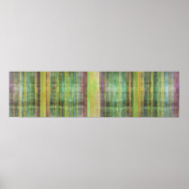 Green Abstract Modern Art Poster Print
