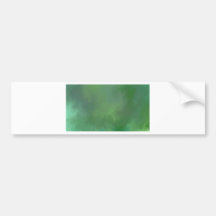 green abstract paint mix. bumper sticker