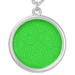 Green Abstract Pattern Custom Jewelry