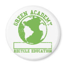 Green Academy Faded magnets by Zerotees Green Academy Faded magnets
