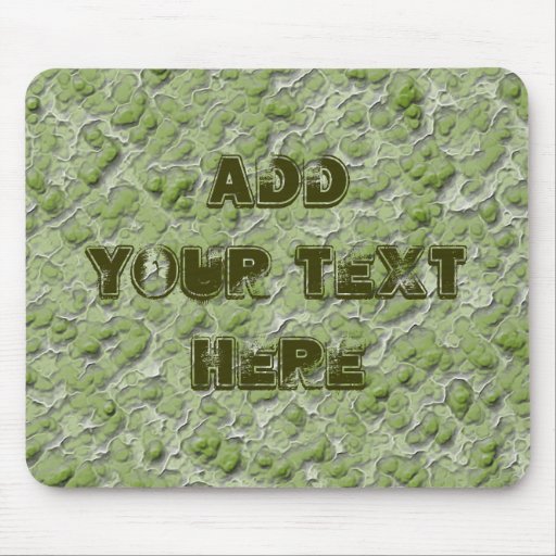 Green algae effect pattern. mousepads