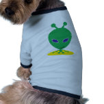 Green Alien pet clothing