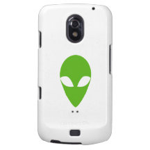 GREEN ALIEN GALAXY NEXUS CASE