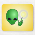 Green Alien Mousepads