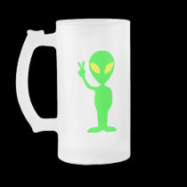GREEN ALIEN mugs