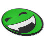Green Alien toothy grin Plate