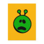 Green Alien what face Post Cards