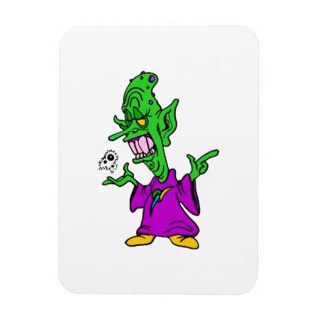 green alien wizard.png rectangle magnets