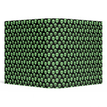 Green Aliens Notebook binders