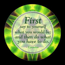 Green Aloe Identity Motivational Magnet