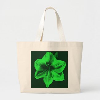 Green Amaryllis zazzle_bag