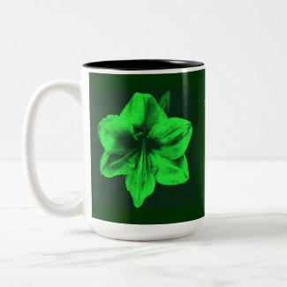 Green Amaryllis Mother's Day zazzle_mug