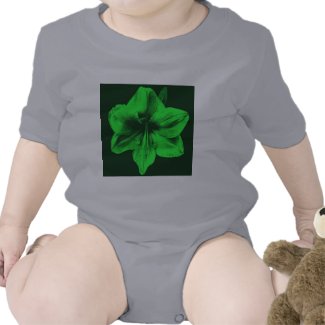 Green Amaryllis zazzle_shirt
