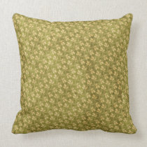 green American MoJo Throw Pillows