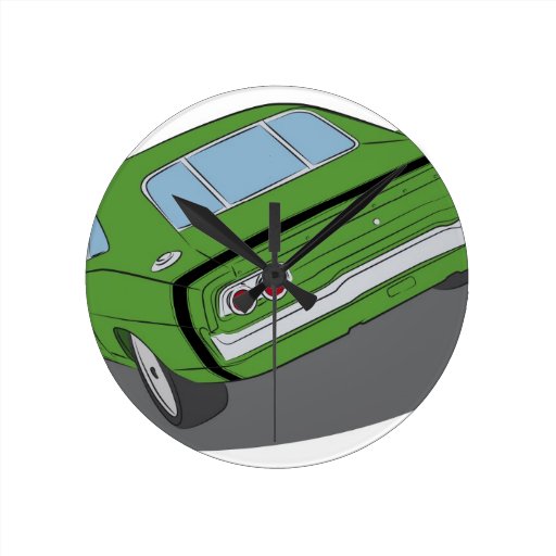 Muscle Car Clocks, Muscle Car Wall Clock Designs