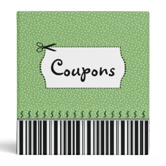 Green and Barcode Binder binder