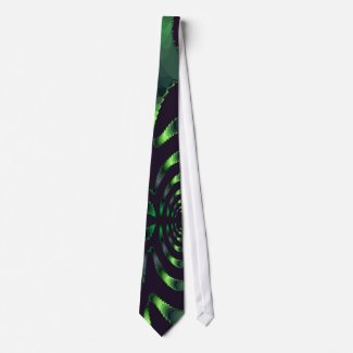 Green and Black Curves tie