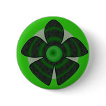green and black flower buttons