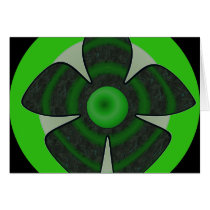 green and black flower cards by DonnaGrayson green and black flower cards