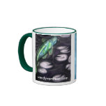 Green and Black Koi's Mug