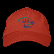 Green and Blue Ace Gear Embroidered Hat embroidered hats