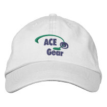 Green and Blue Ace Gear Embroidered Hat embroidered hats