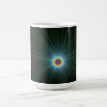 Green and Blue Color Explosion Mug