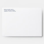Green and Blue Floral Envelope