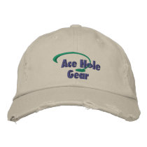 Green and Blue Logo embroidered hats
