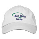 Green and Blue Logo embroidered hats