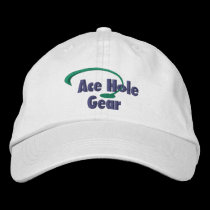 Green and Blue Logo embroidered hats