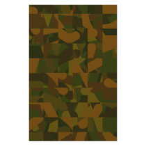 Green and Brown Camo, Abstract Pattern. Custom Flyer