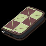 Green and Brown Geo Plaid planners