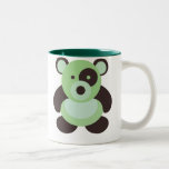 Green and Brown Panda Bear Mug