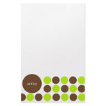 Green and Brown Stationery Design