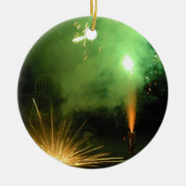 Green and Flash ornaments