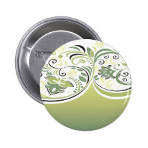 Green and Floral Buttons