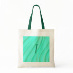 Green and gold blends, Monogram tote bags bags