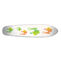Green and Goldfish skateboards by trennea Green and Goldfish skateboards
