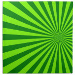 Green and Lime Funky Striped Abstract Art Napkins