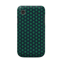 Green and Navy Star pattern Samsung Galaxy S case casemate cases