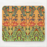Green and Orange Musical Abstract mousepads