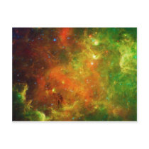 Green and Orange of the North American Nebula Post Cards
