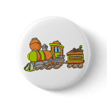 Green and Orange Train Button
