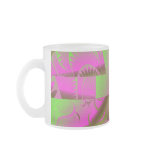 Green and Pink Fractals Mug mugs