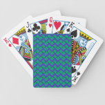 Green and Purple Paper Zig Zag Deck Of Cards