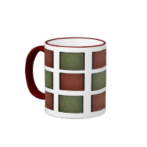 green and red block mug by indu3001 green and red block mug