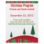 Green and Red Christmas Program Flyer