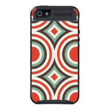 Green and red circles iPhone 5 cover