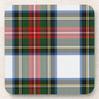 Green and Red Tartan Plaid Coaster